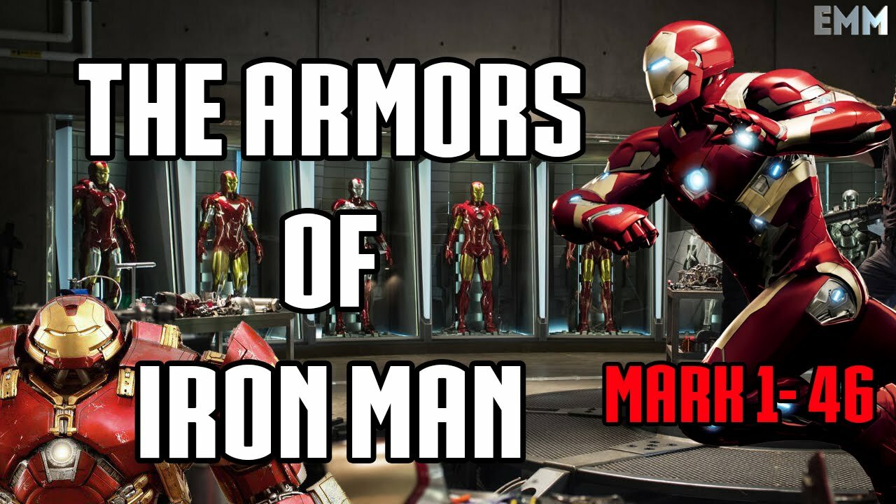 ВСЕ КОСТЮМЫ ЖЕЛЕЗНОГО ЧЕЛОВЕКА В КИНО | THE ARMORS OF IRON MAN(MARK 1-46)