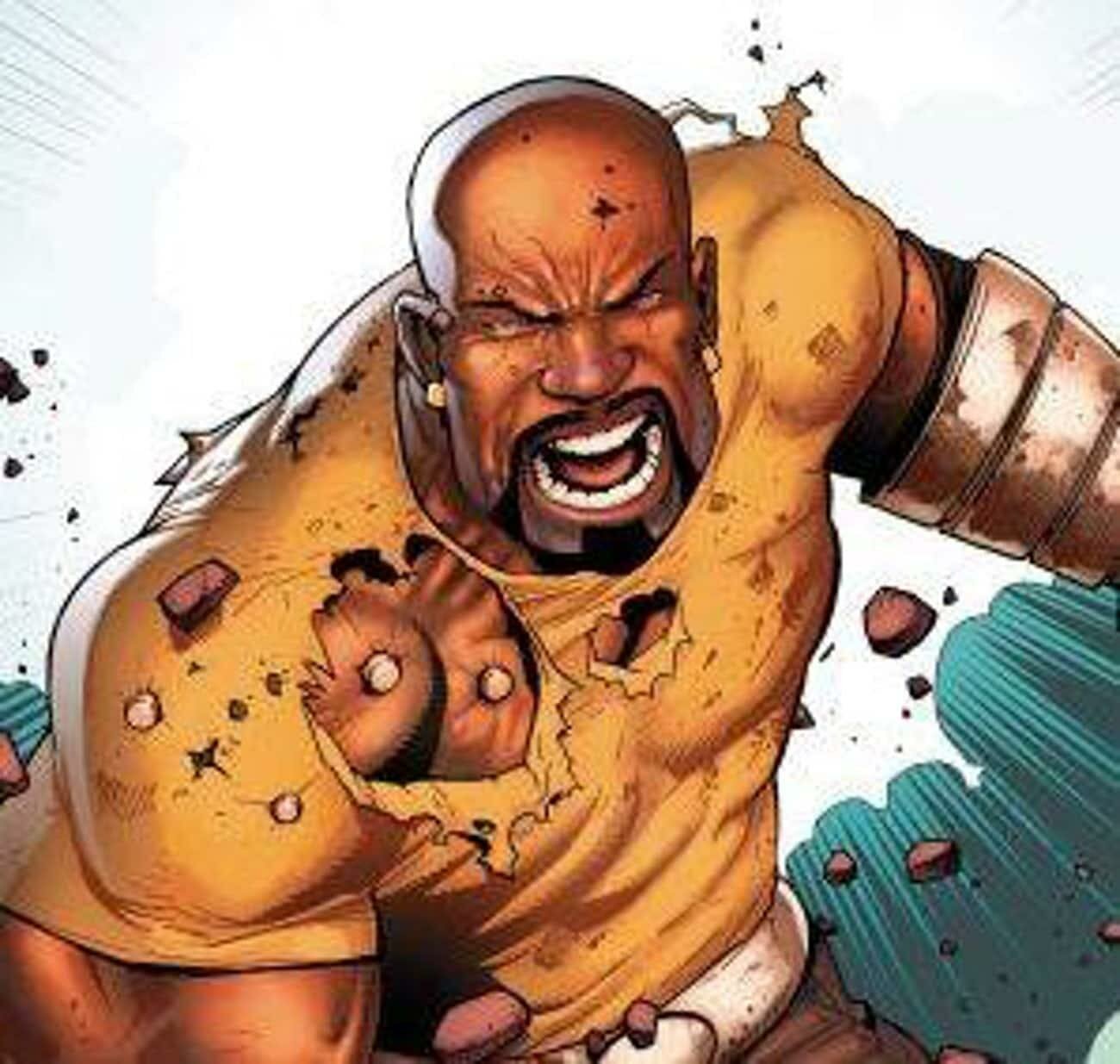 15 самых отсталых историй происхождений супергероев Люк Кейдж числится (или занимает) 13 место в списке 15 рассказов о происхождении отстающих супергероев